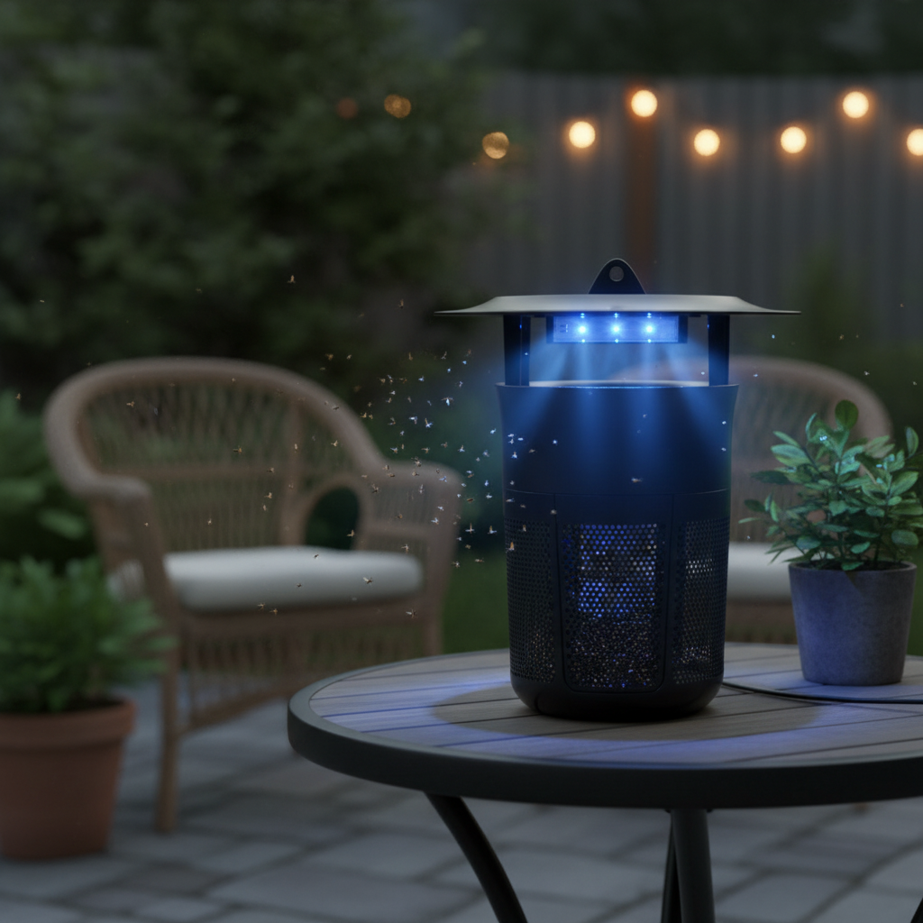 UV Light Mosquito And Flying Insect Trap Indoor Outdoor Device