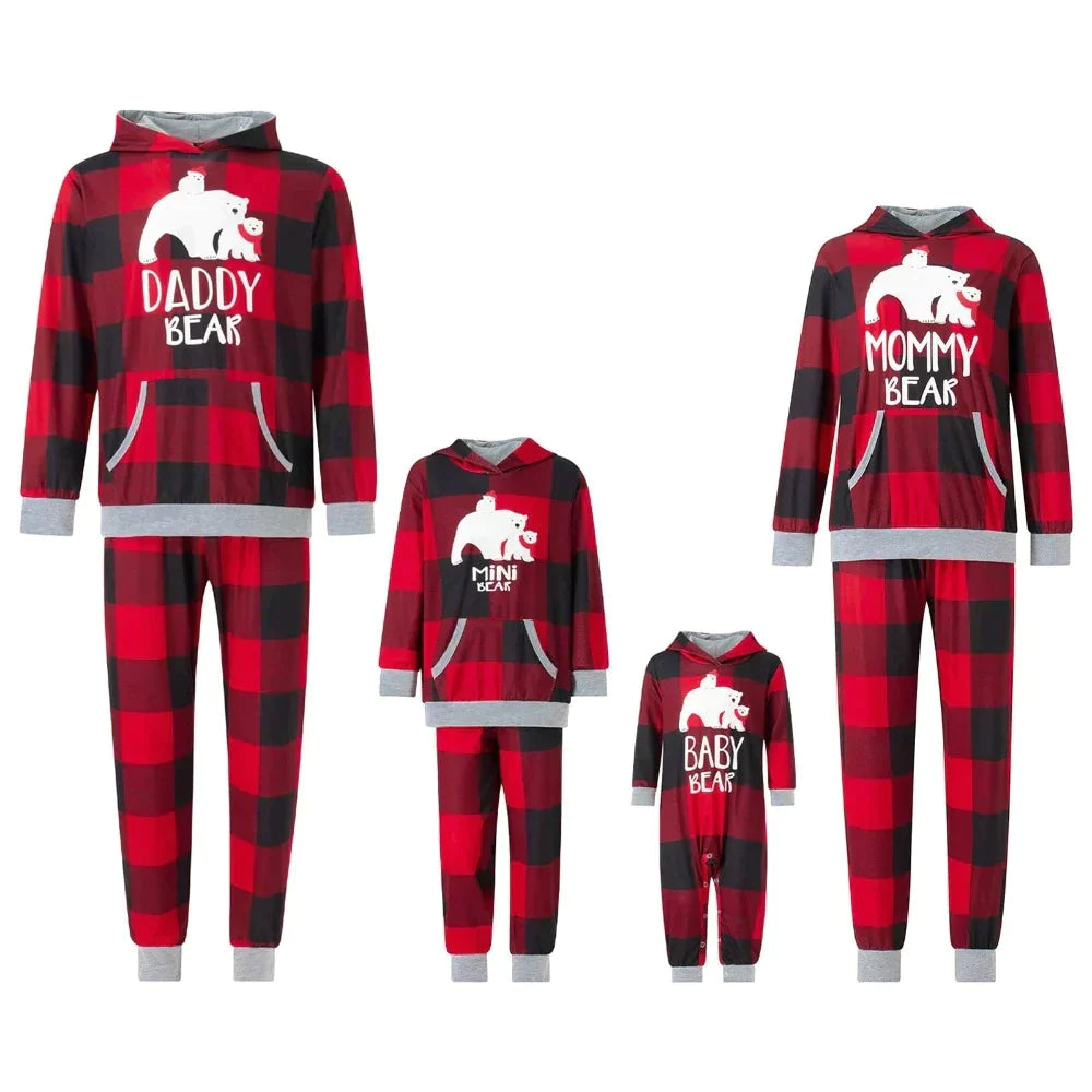 Christmas Bear Family Matching Pajama - Amzemart