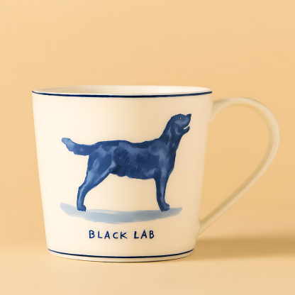 Stoneware Dog Coffee Mug