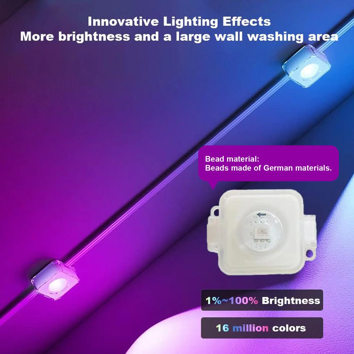 Smart ChristmasOutdoor Eaves Lights with App Voice and Remote Control