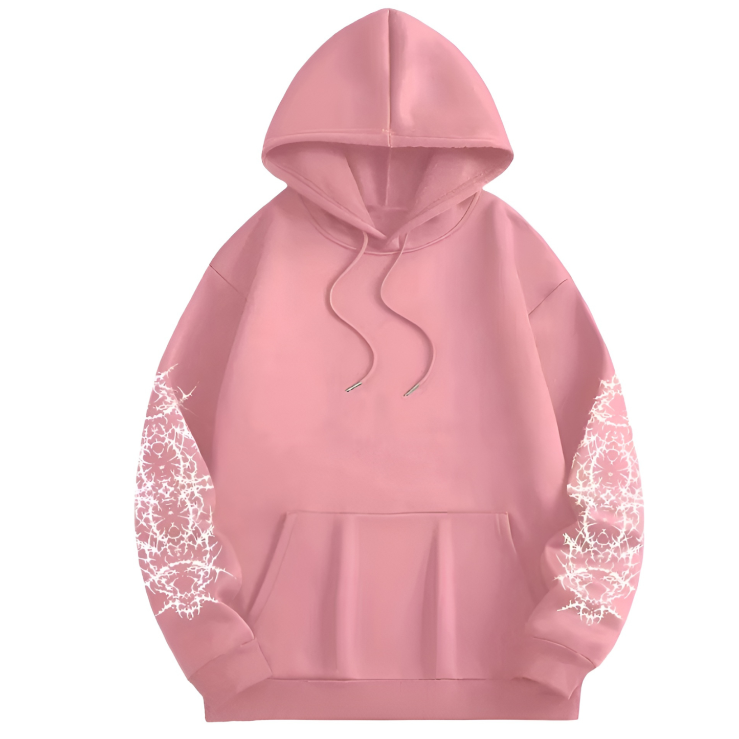 Men Angel Gothic Graphic Print Hoodie