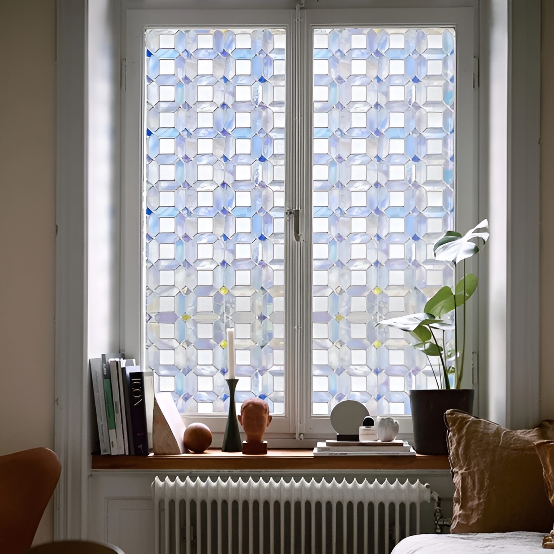 Decorative Stained Glass Window Film Panel