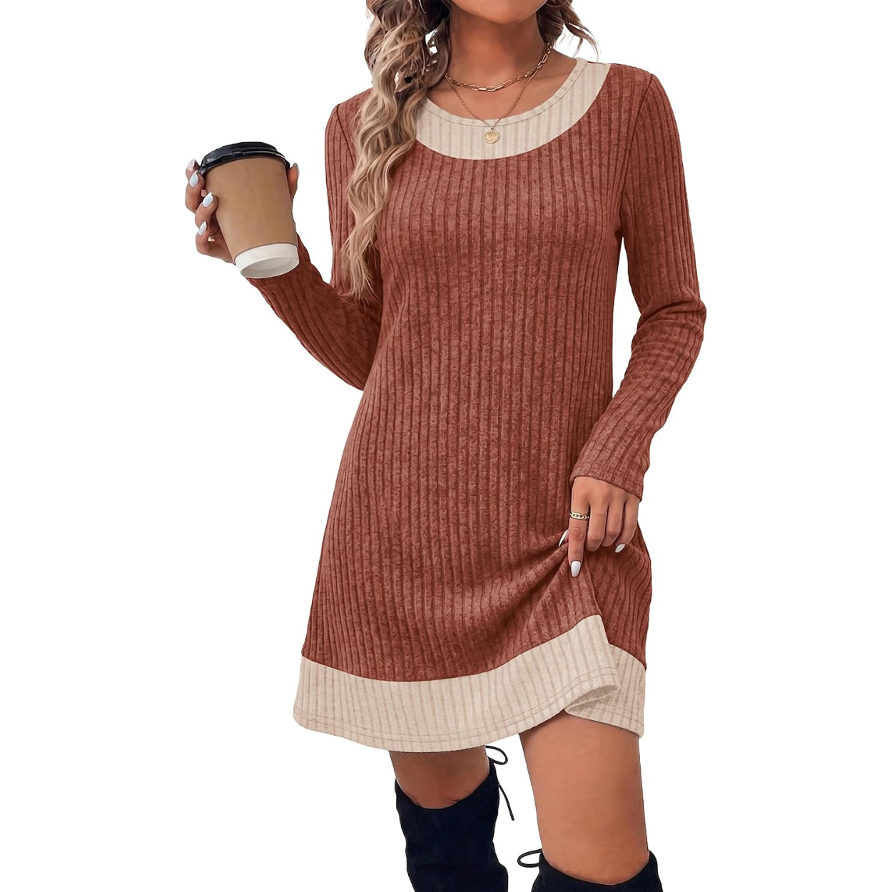 Casual Long Sleeve Christmas Sweater For Women