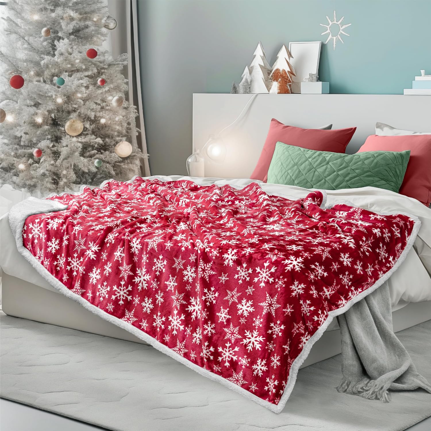 Christmas Holiday Winter Cozy Blanket For Men And Women