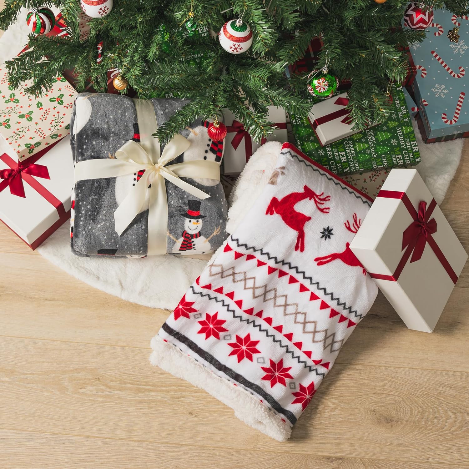 Christmas Holiday Winter Cozy Blanket For Men And Women