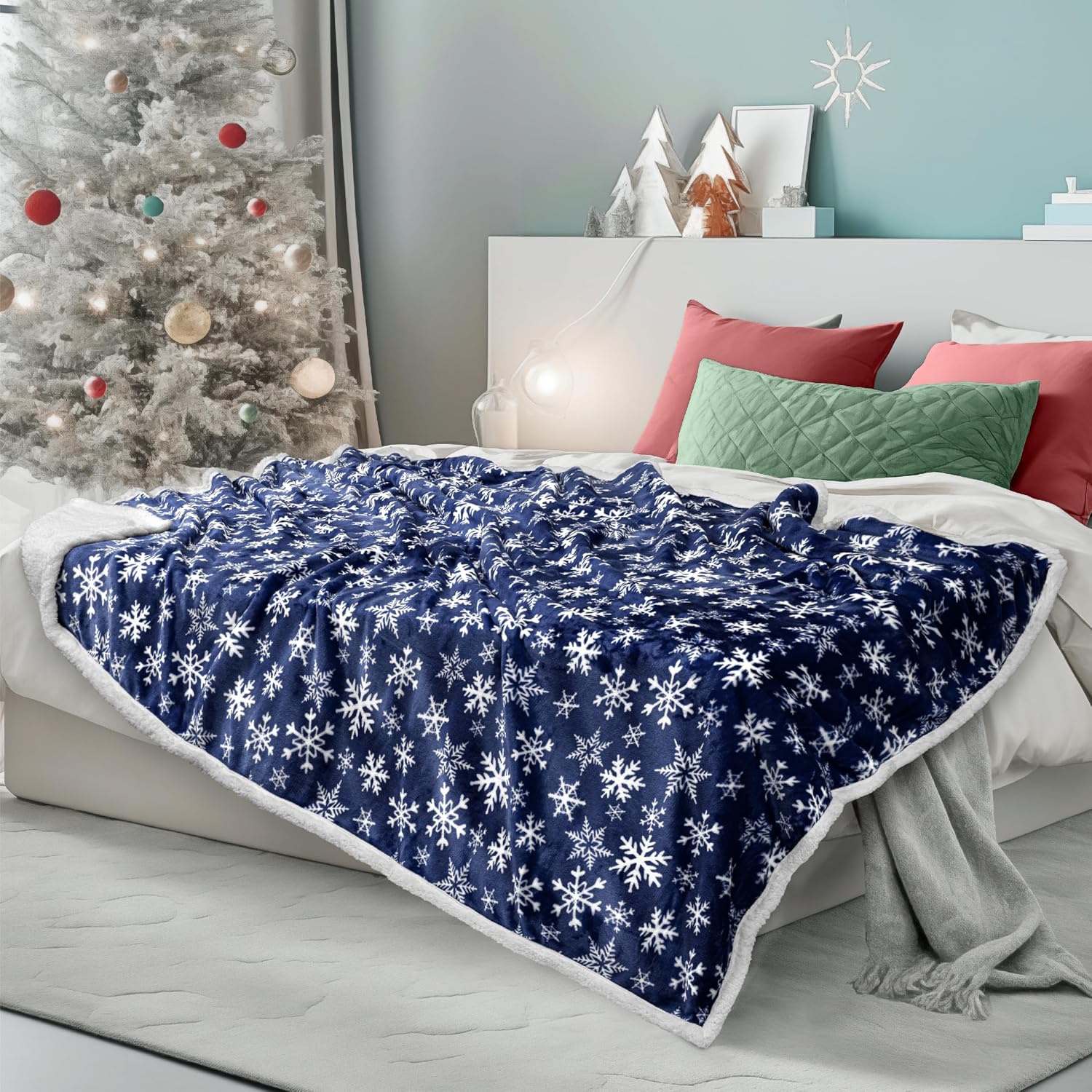 Christmas Holiday Winter Cozy Blanket For Men And Women