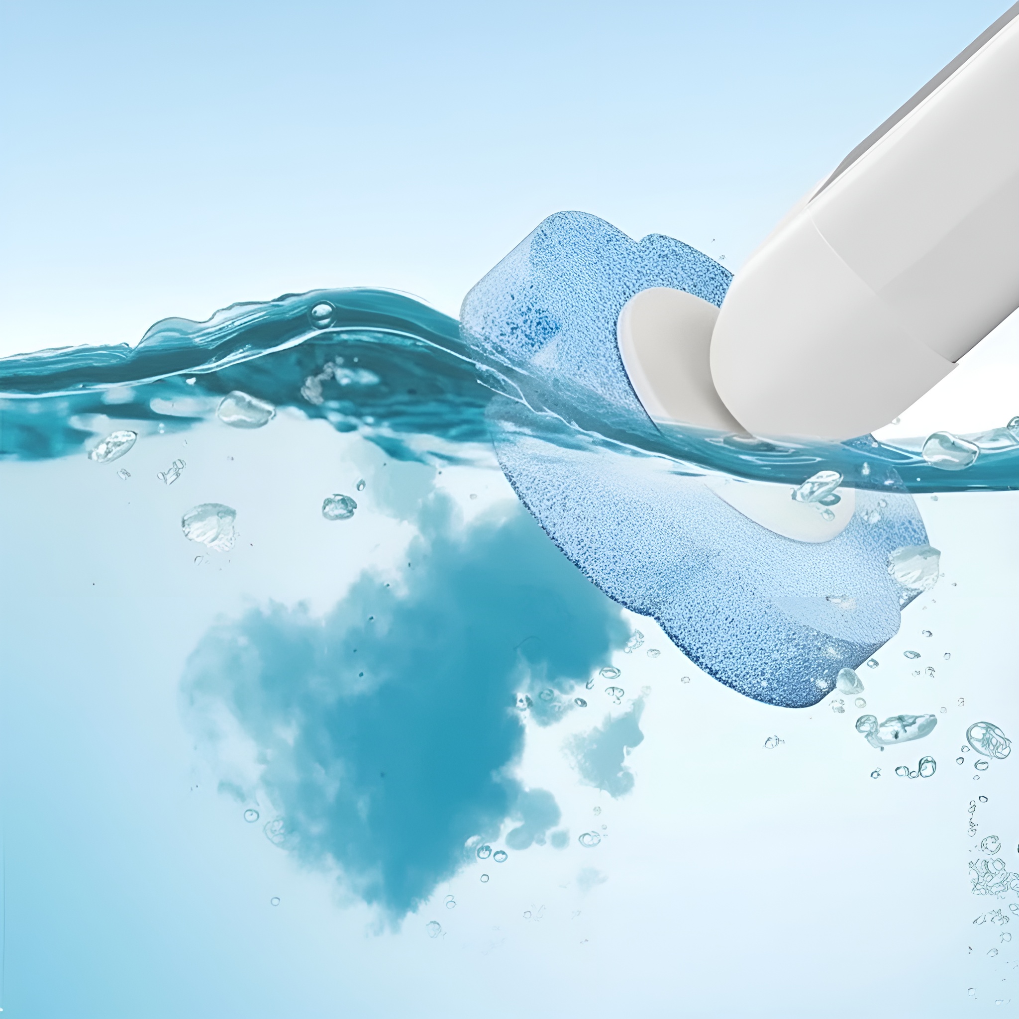 Disposable Toilet Brush Set With Built In Cleaner And 24 Refills For Home