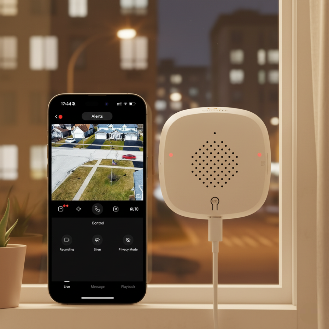 3MP Indoor Window Camera With 2K Video And Dual Band WiFi