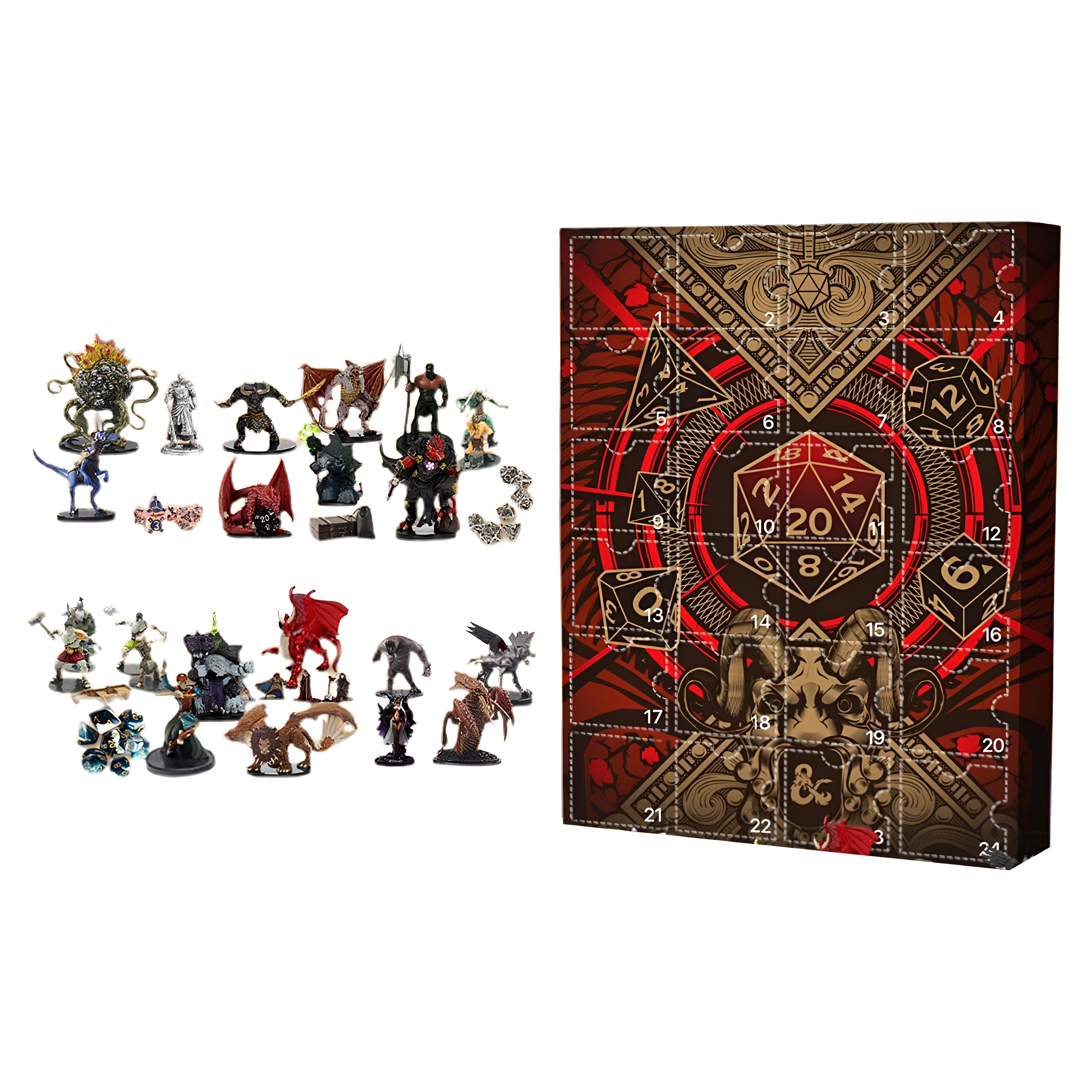 Dragon Themed Mini Figure Advent Calendar
