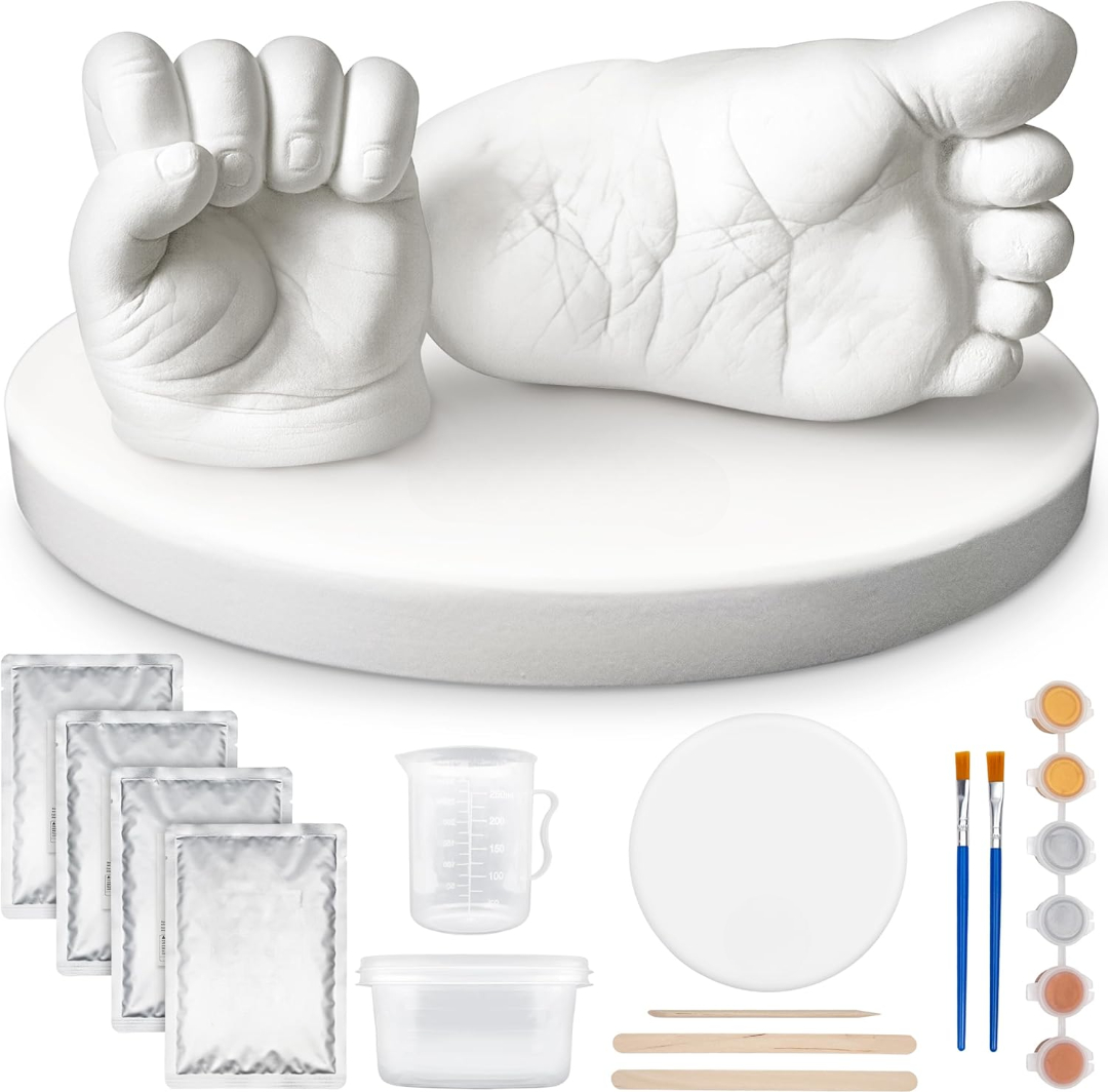 DIY 3D Baby Keepsake Handprint And Footprint Kit