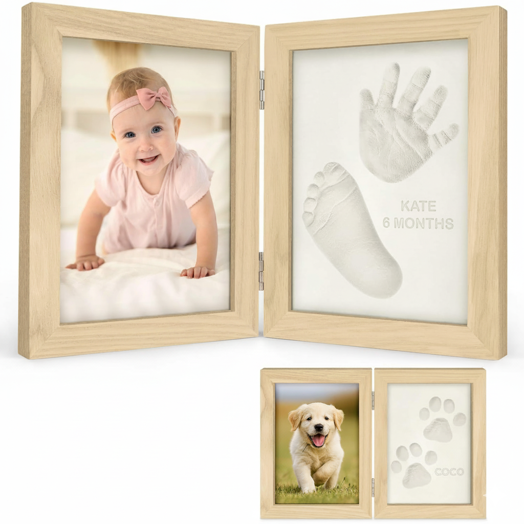 Custom Baby Handprint And Footprint Frame Kit