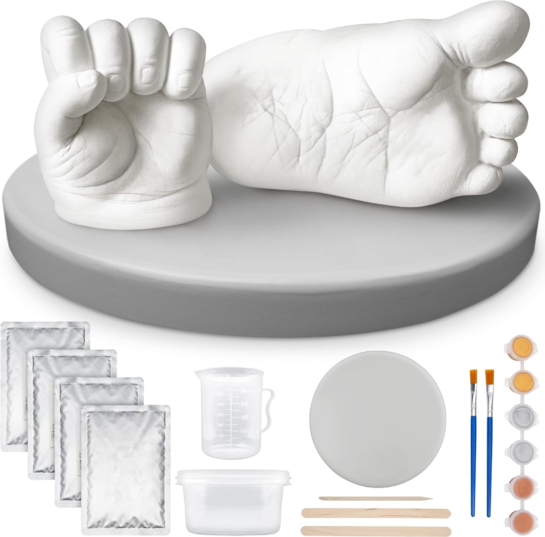 DIY 3D Baby Keepsake Handprint And Footprint Kit