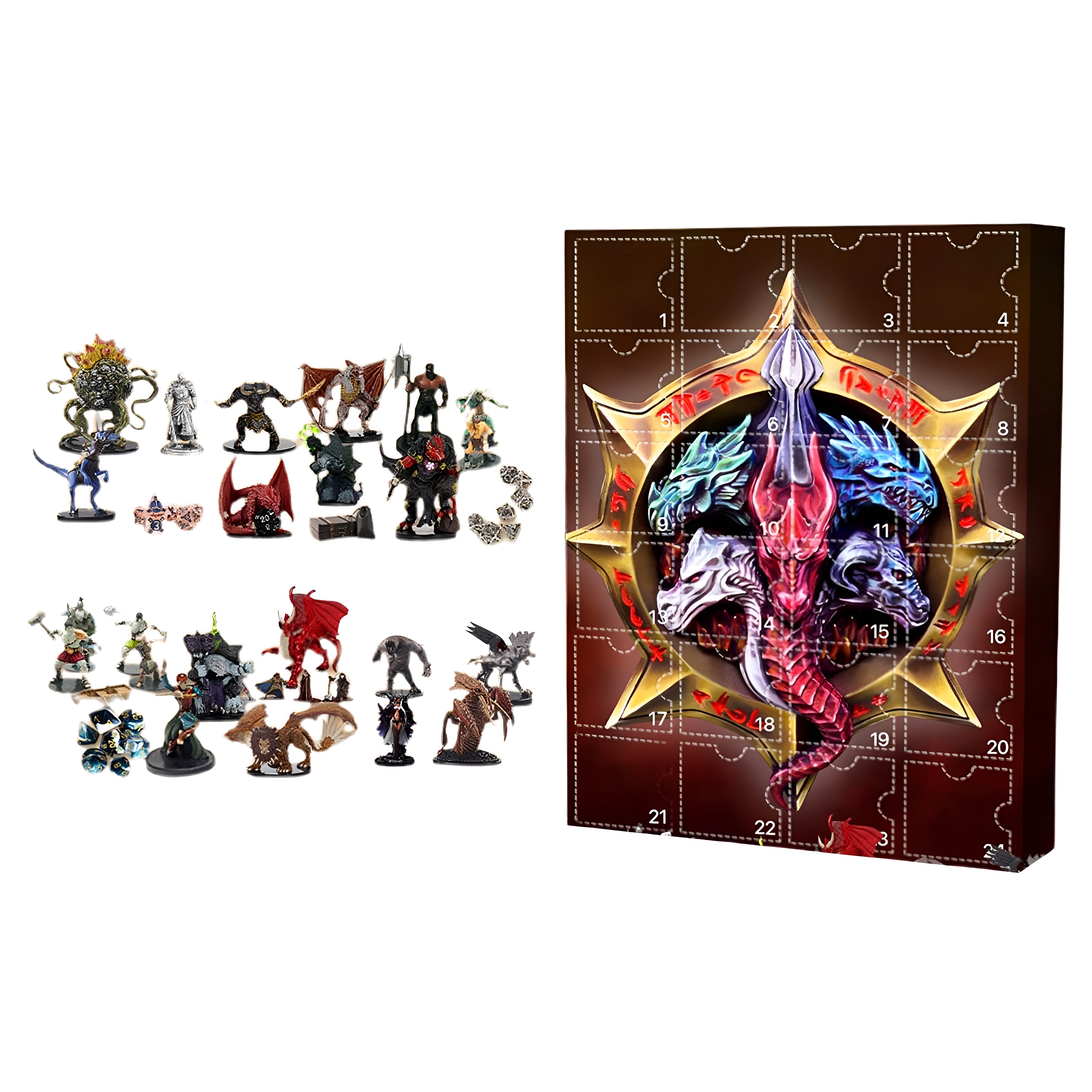 Dragon Themed Mini Figure Advent Calendar