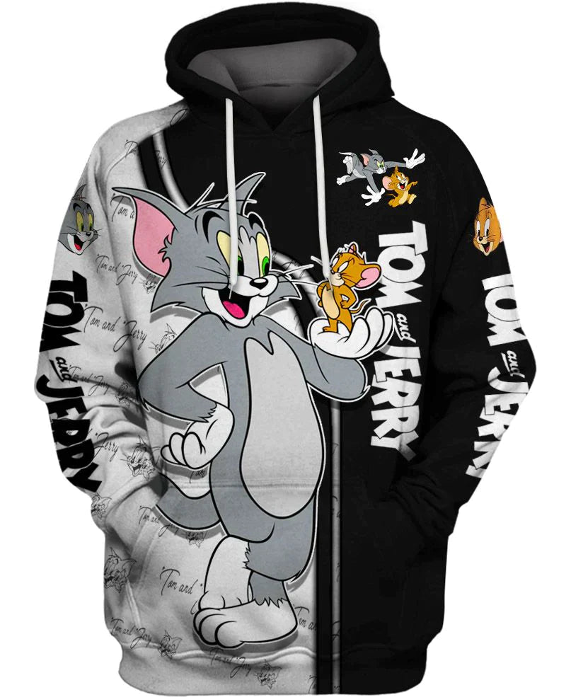Tom And Jerry Hoodie - Amzemart