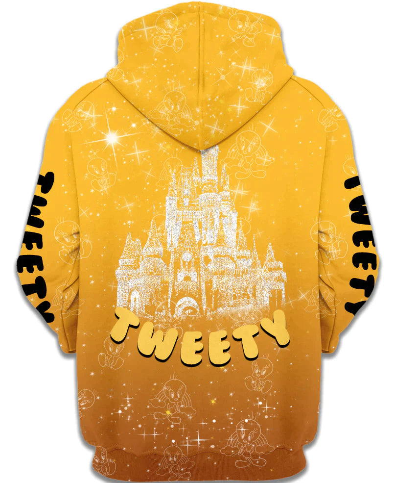 Adorable Tweety Zip Up Hoodie - Amzemart