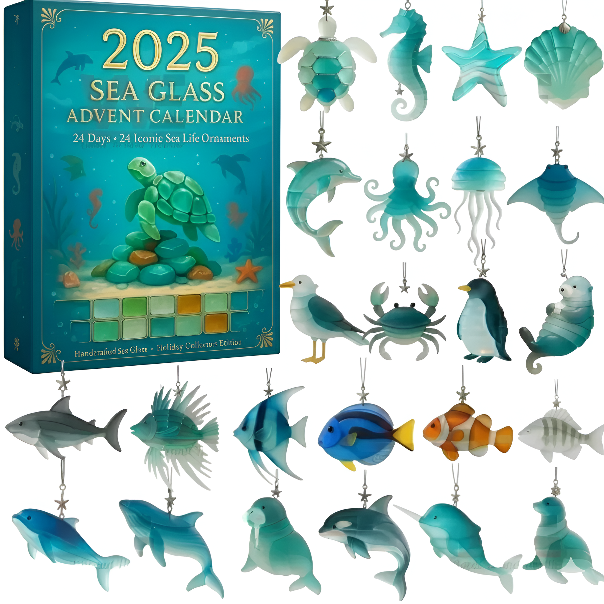 Dragon Christmas Ornament Advent Calendar
