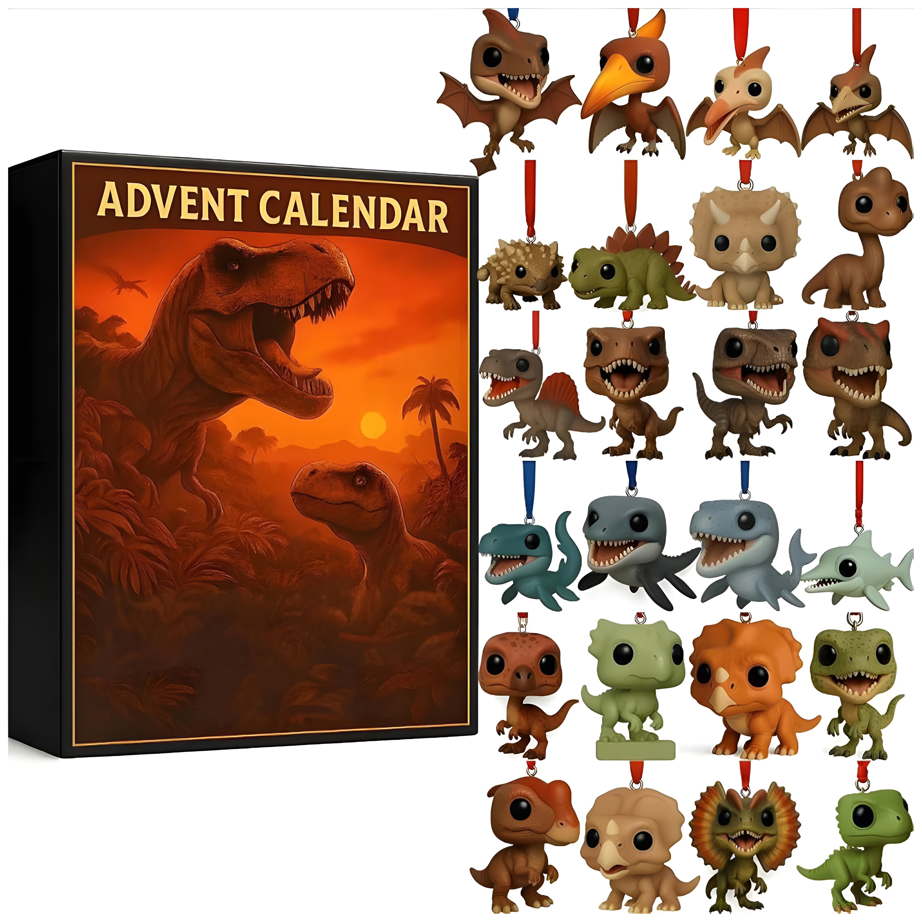 Dragon Christmas Ornament Advent Calendar