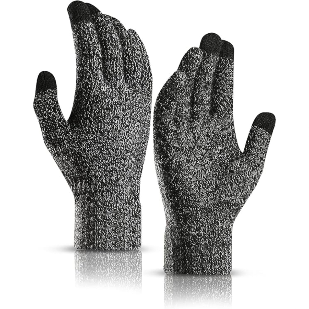 Winter Touchscreen Gloves With Warm Lining And Anti Slip Grip