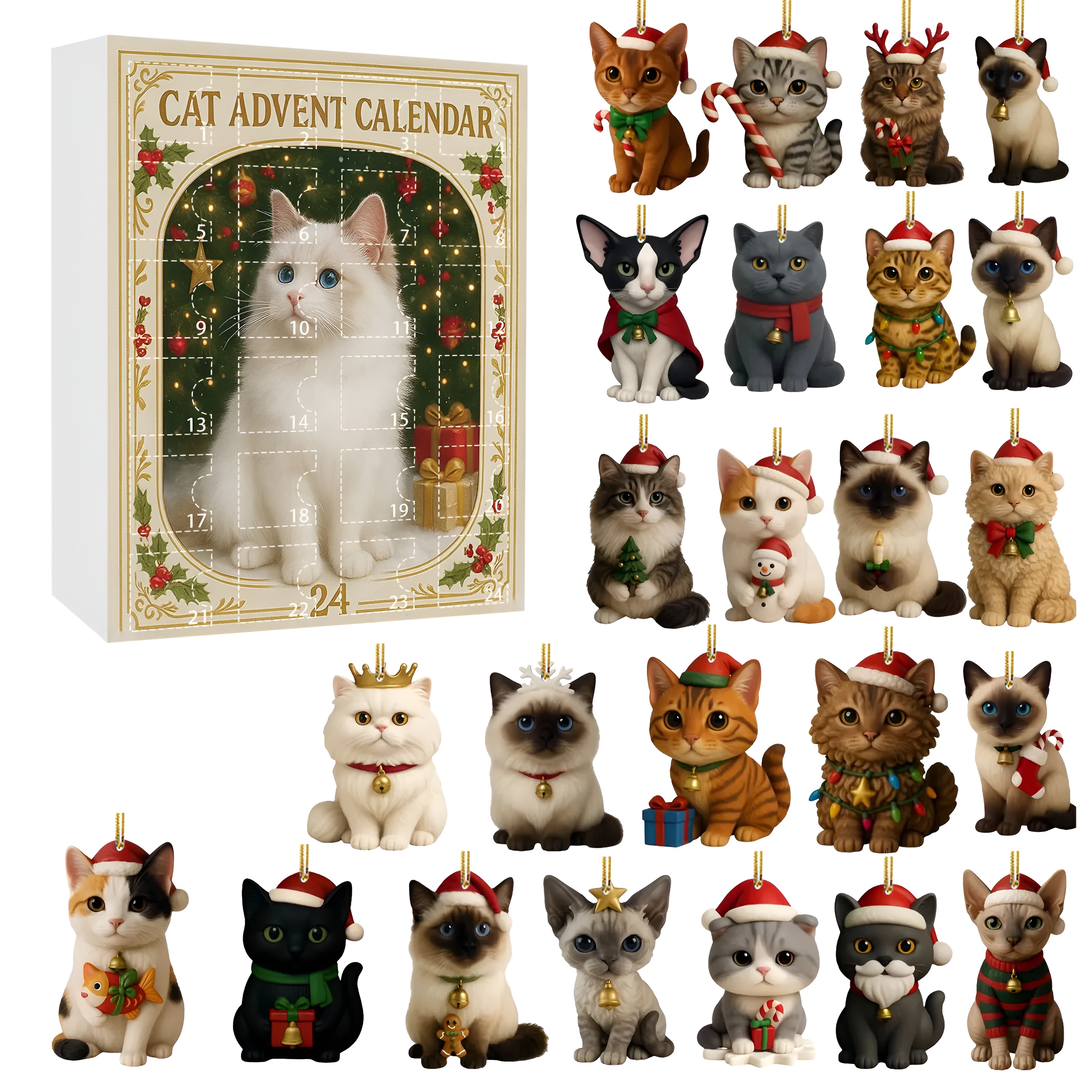 Dragon Christmas Ornament Advent Calendar