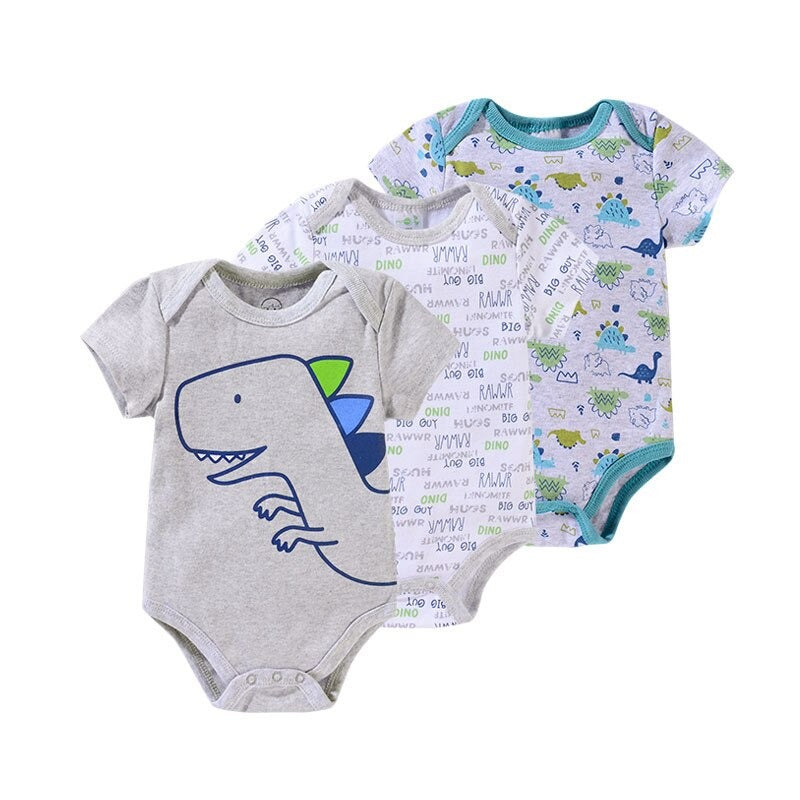 3 Pcs Baby Christmas Comfortable Bodysuits-Children Cloth Shop