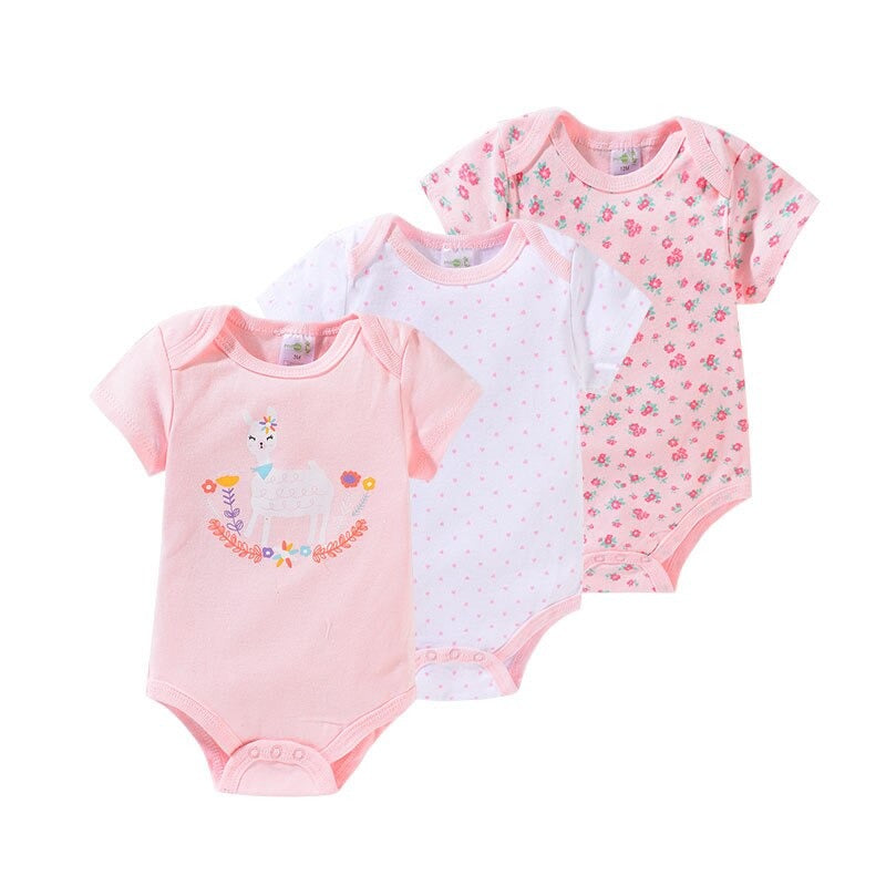 3 Pcs Baby Christmas Comfortable Bodysuits-Children Cloth Shop