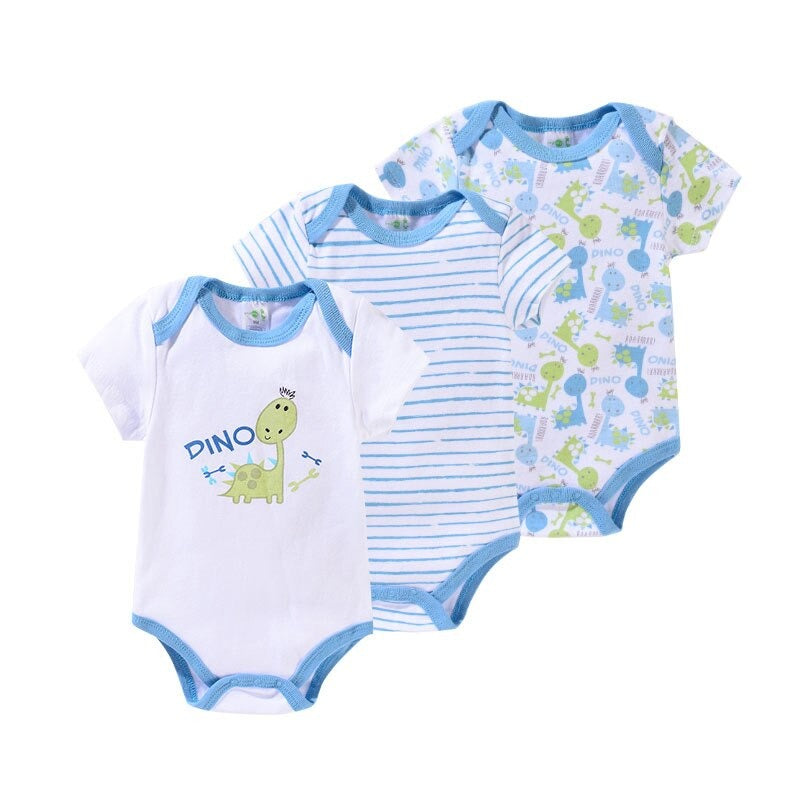 Baby Christmas Comfortable Bodysuits (3 Pcs)-Children Cloth Shop