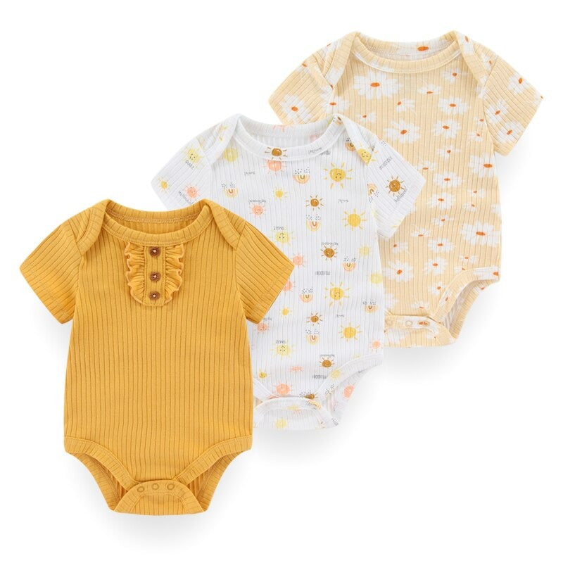 3 Pcs Baby Christmas Comfortable Bodysuits-Children Cloth Shop