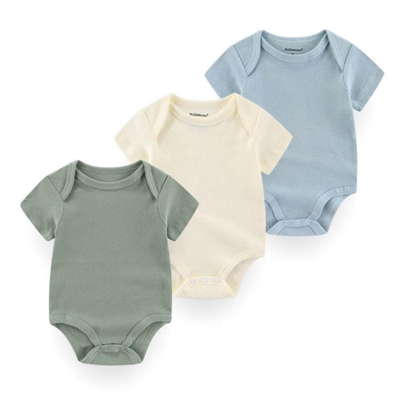 Baby Christmas Comfortable Bodysuits (3 Pcs)-Children Cloth Shop