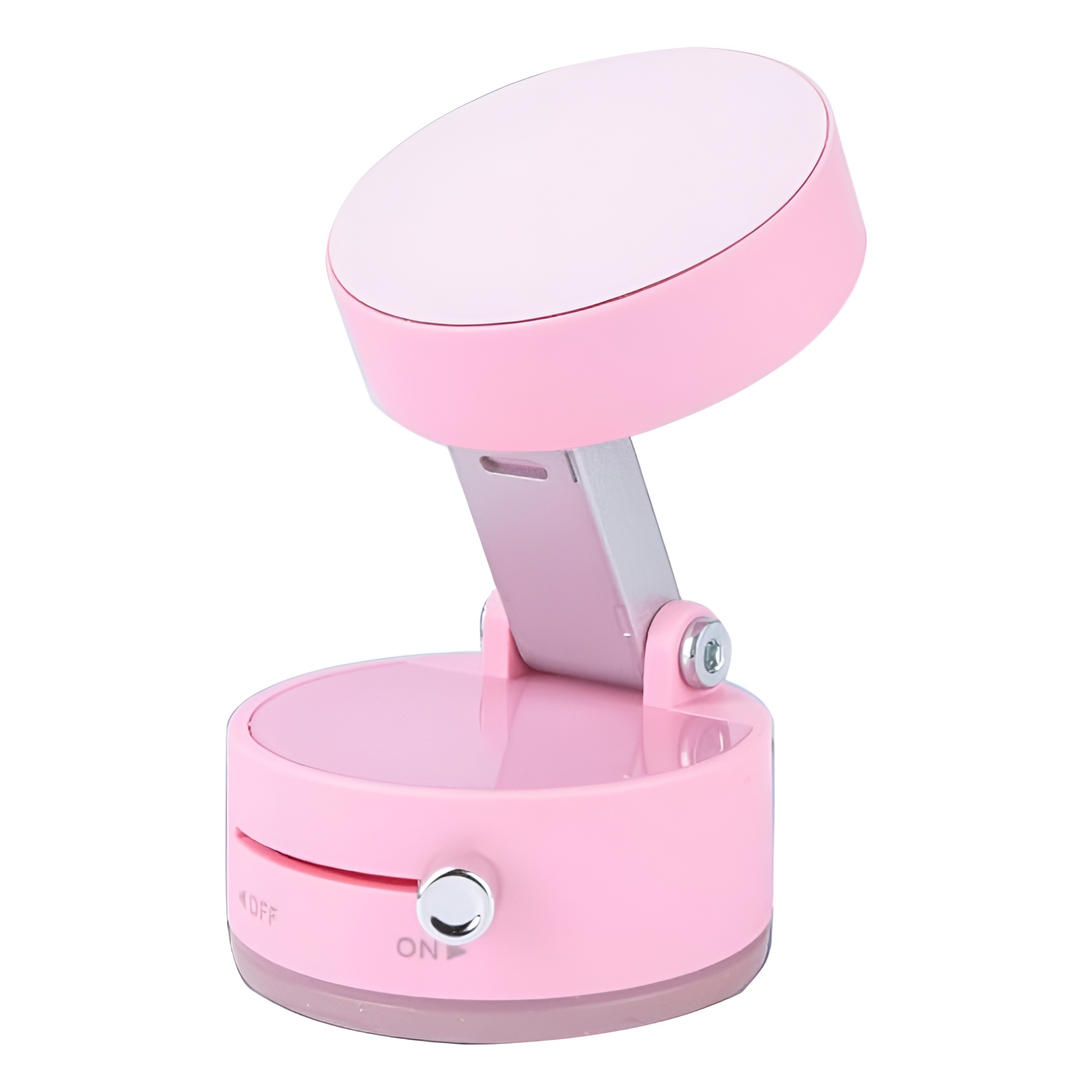 Car Phone Mount With Magnetic Top And Suction Base For Dashboard