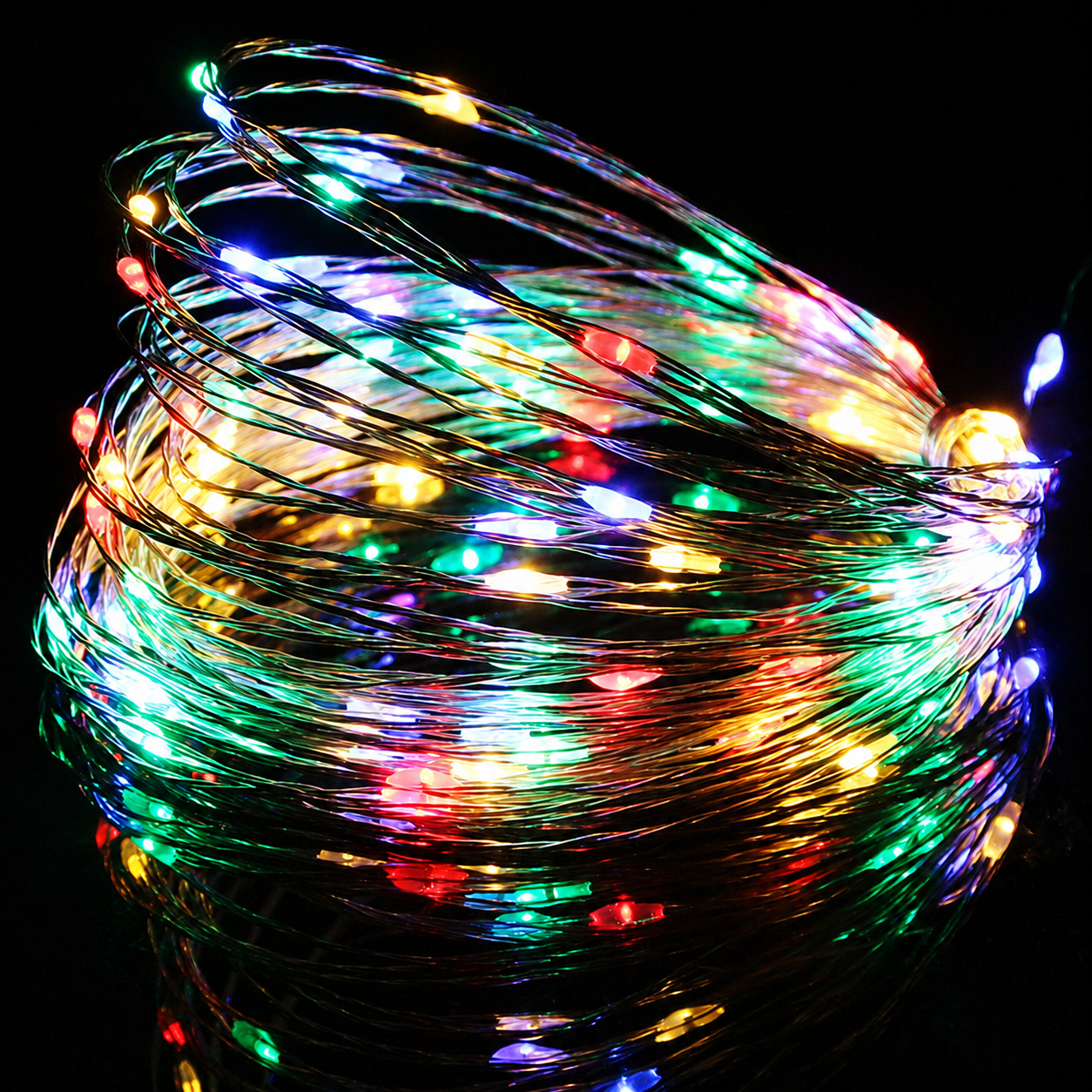 USB Powered Micro LED String Lights for Indoor Holiday and Party Decoration