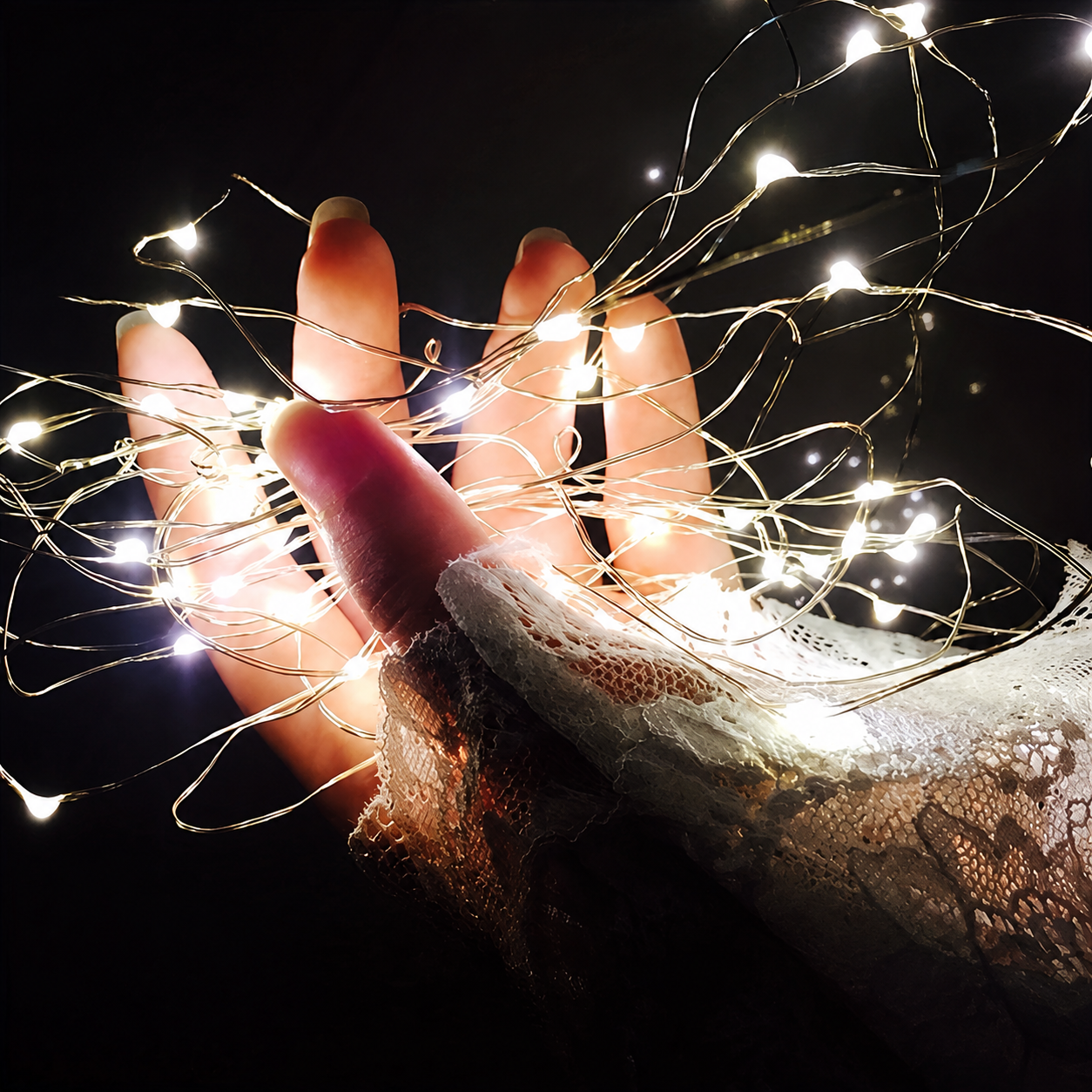 Battery Powered LED Fairy String Lights for Holiday and Party Decoration