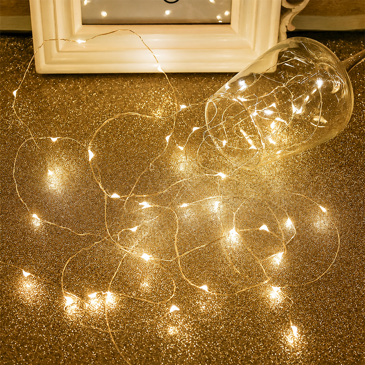 Battery Powered LED Fairy String Lights for Holiday and Party Decoration