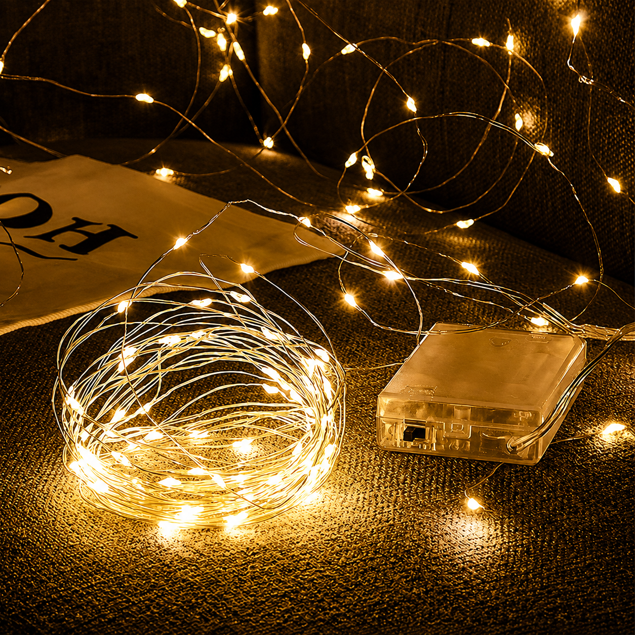 Battery Powered LED Fairy String Lights for Holiday and Party Decoration