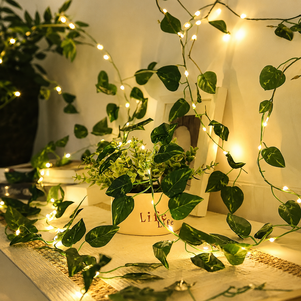Indoor Holiday Garland Christmas String Lights 