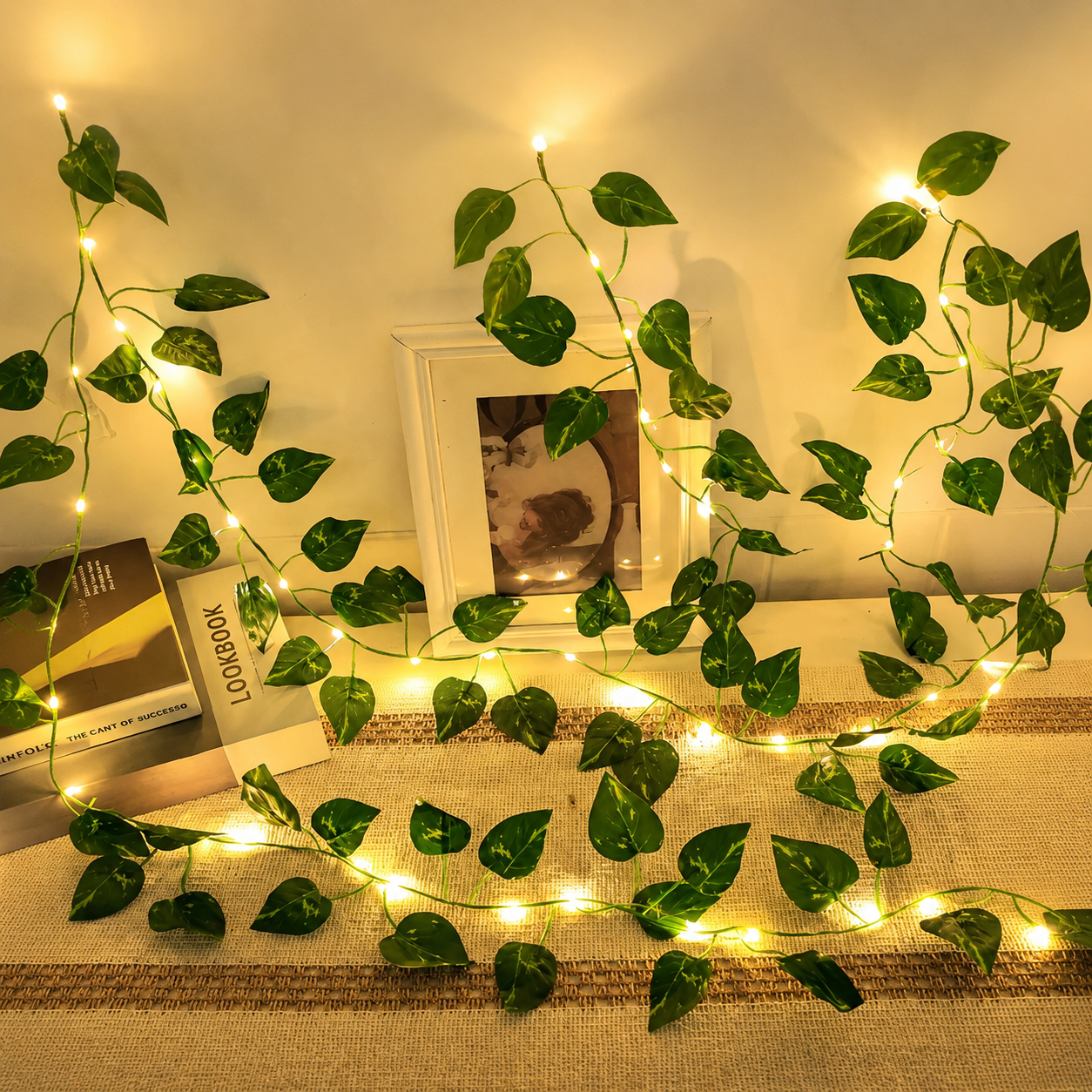 Indoor Holiday Garland Christmas String Lights 