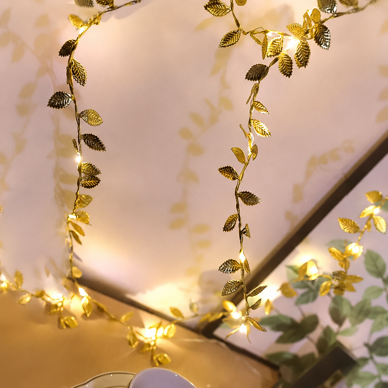 Indoor Holiday Garland Christmas String Lights 
