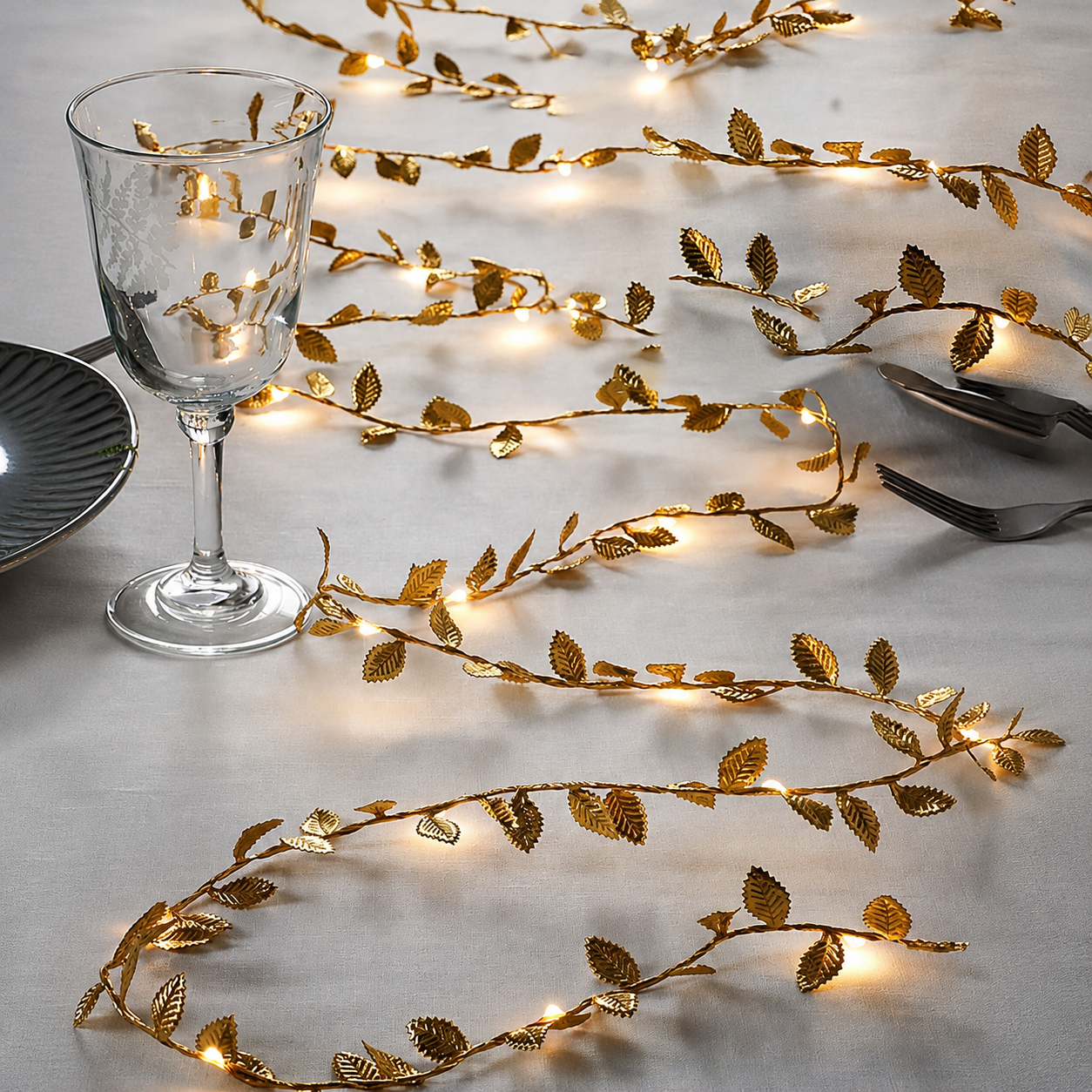 Indoor Holiday Garland Christmas String Lights 