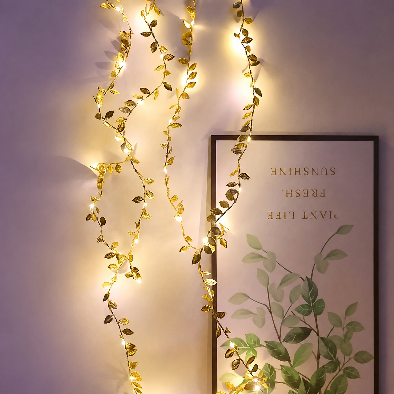 Indoor Holiday Garland Christmas String Lights 