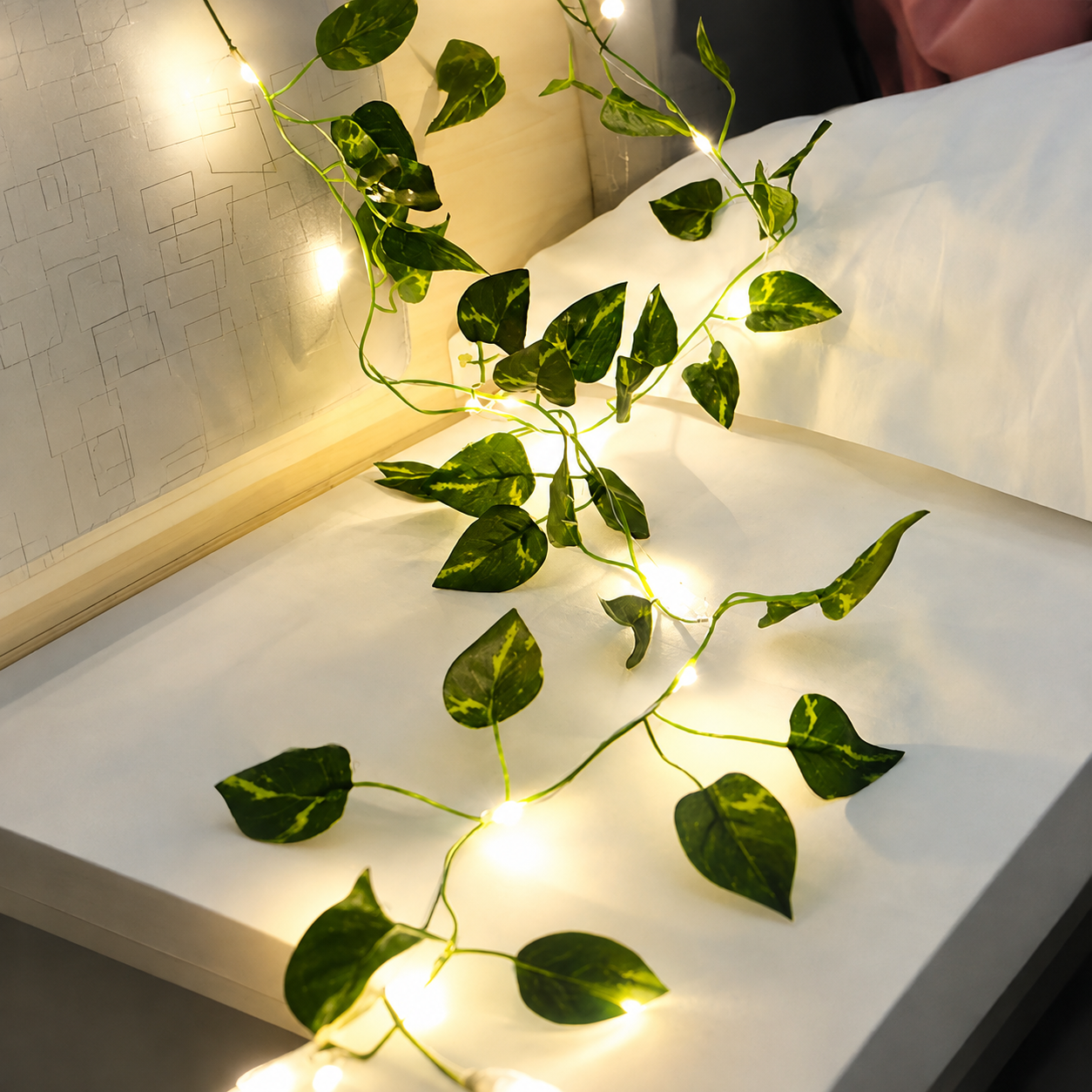 Indoor Holiday Garland Christmas String Lights 