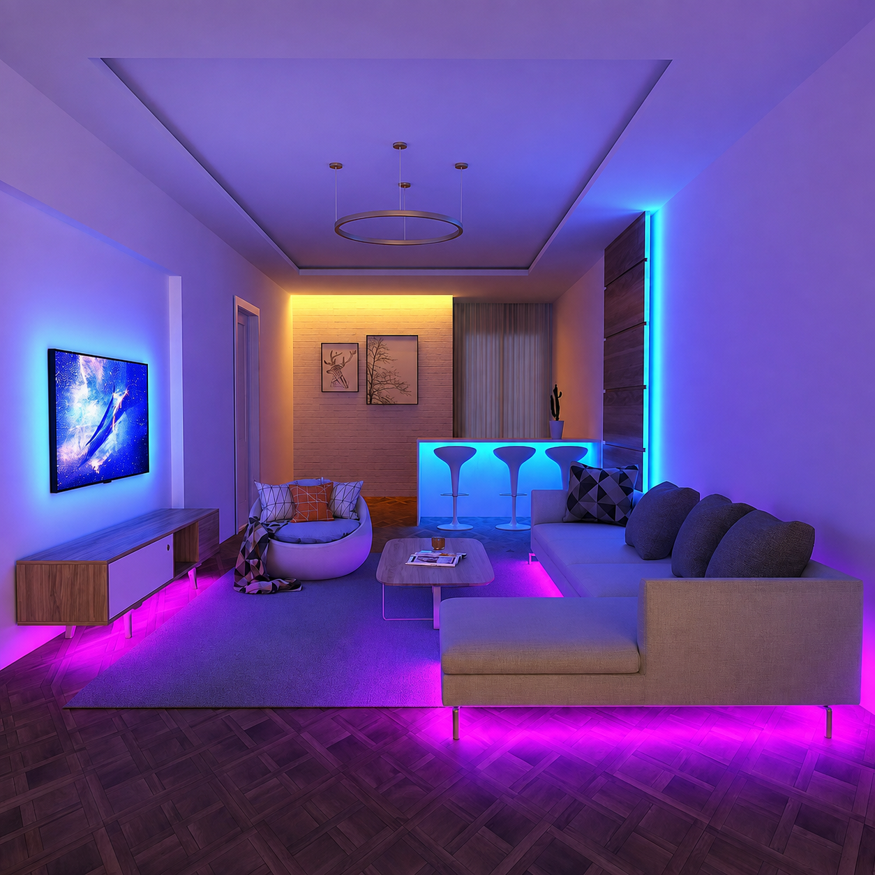 Christmas Led Strip Lights With APP And Remote Control