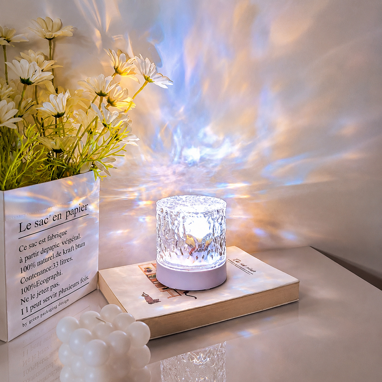 USB Powered RGB Water Wave Christmas Lamp  