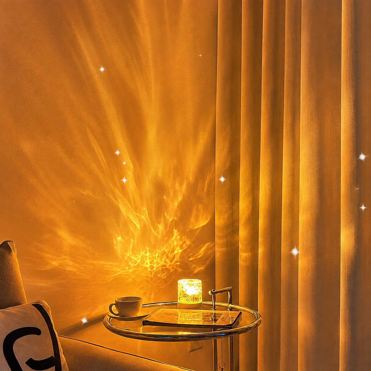 USB Powered RGB Water Wave Christmas Lamp  