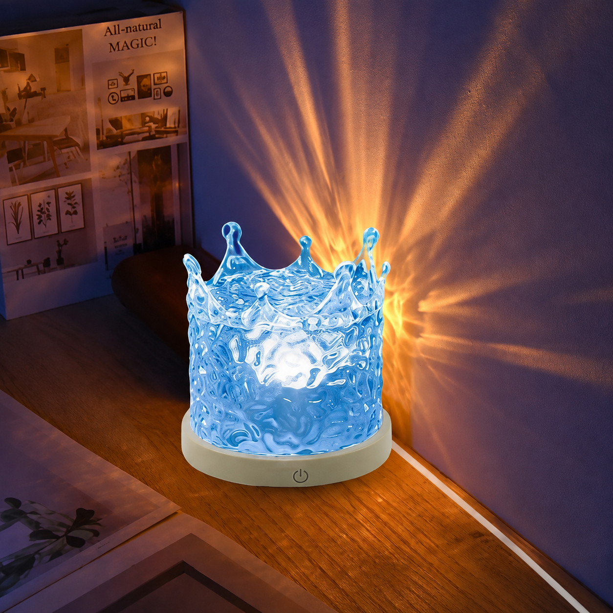 USB Powered RGB Water Wave Christmas Lamp  