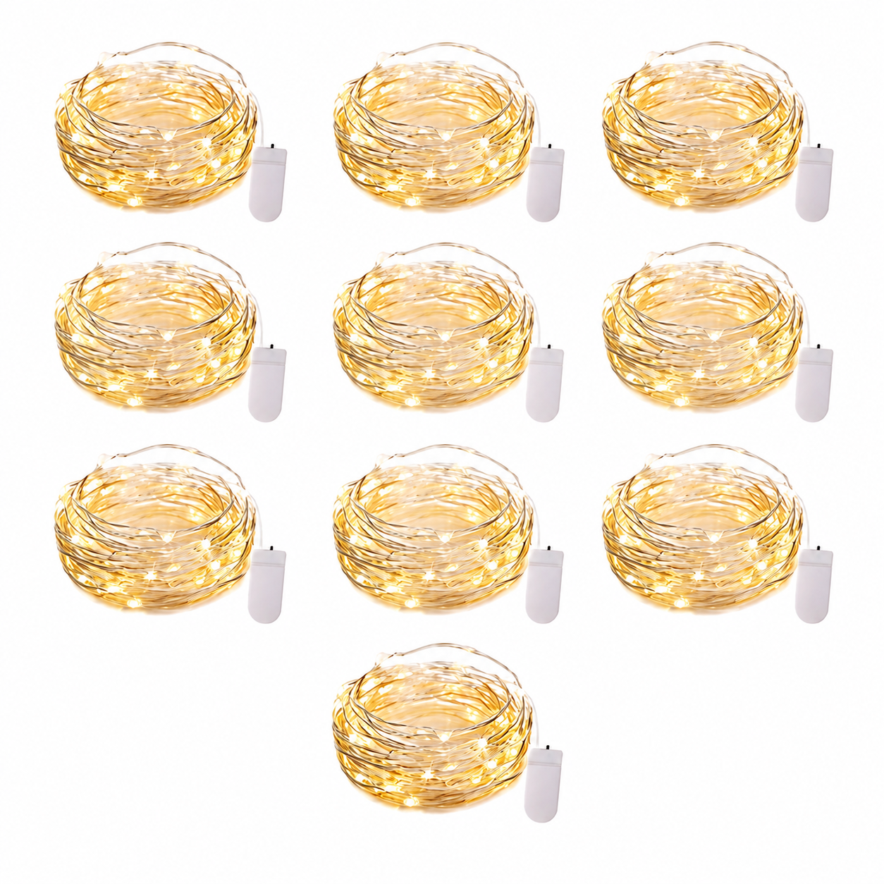 Battery Operated LED Mini Star Fairy Christmas Lights  
