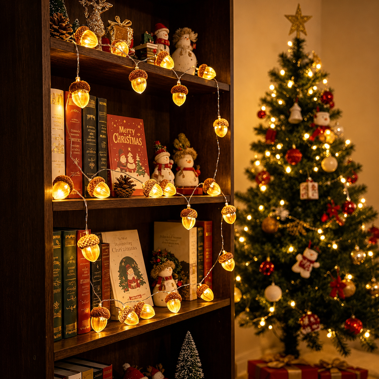 Artificial String Lights For Halloween And Christmas Decor