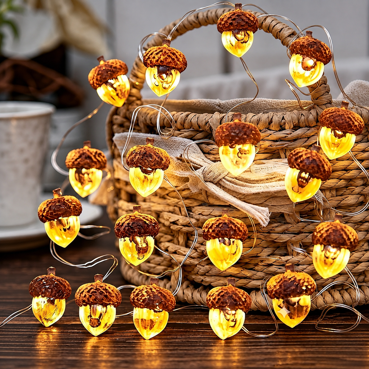 Artificial String Lights For Halloween And Christmas Decor