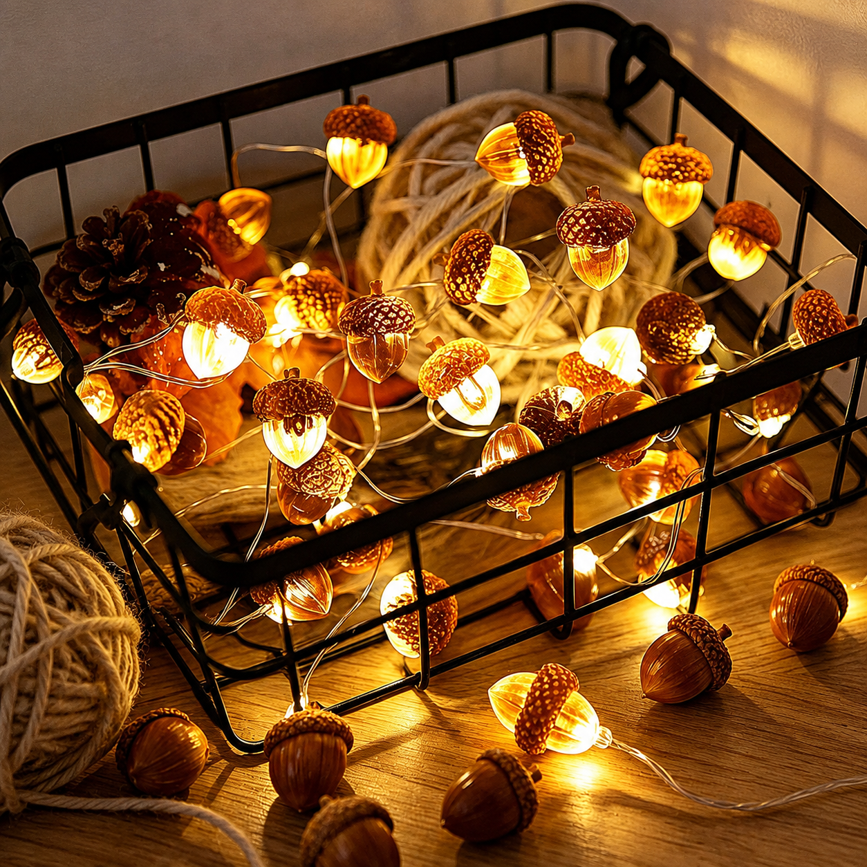 Artificial String Lights For Halloween And Christmas Decor