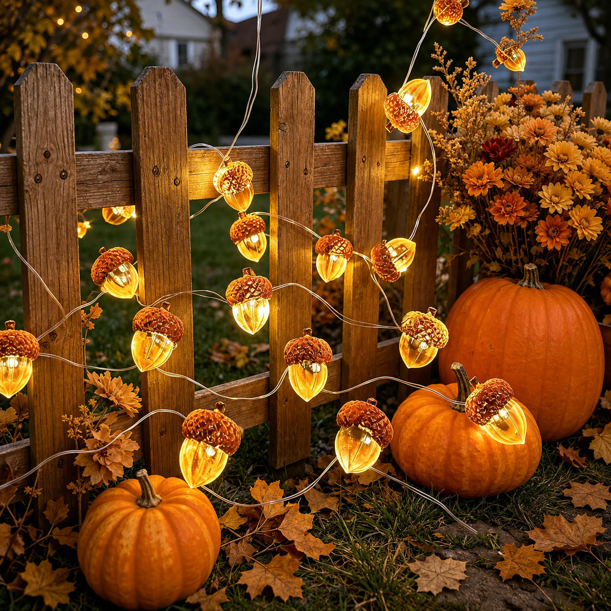 Artificial String Lights For Halloween And Christmas Decor