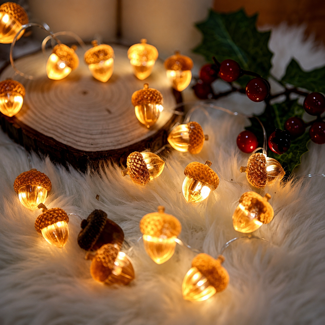 Artificial String Lights For Halloween And Christmas Decor