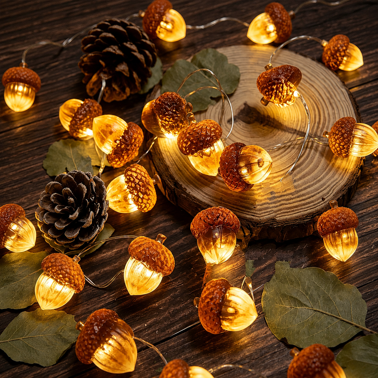 Artificial String Lights For Halloween And Christmas Decor
